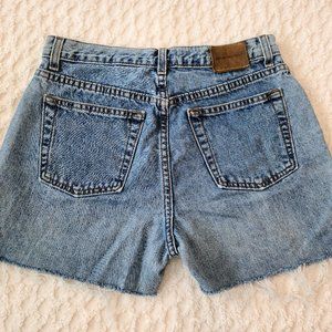 Cut off CK jean shorts